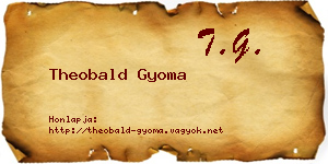 Theobald Gyoma névjegykártya